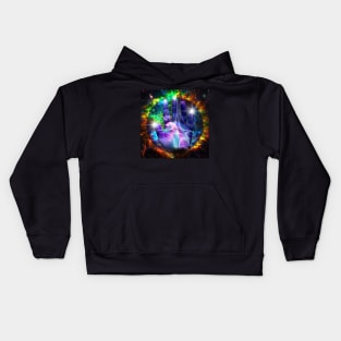 Purple hand Kids Hoodie